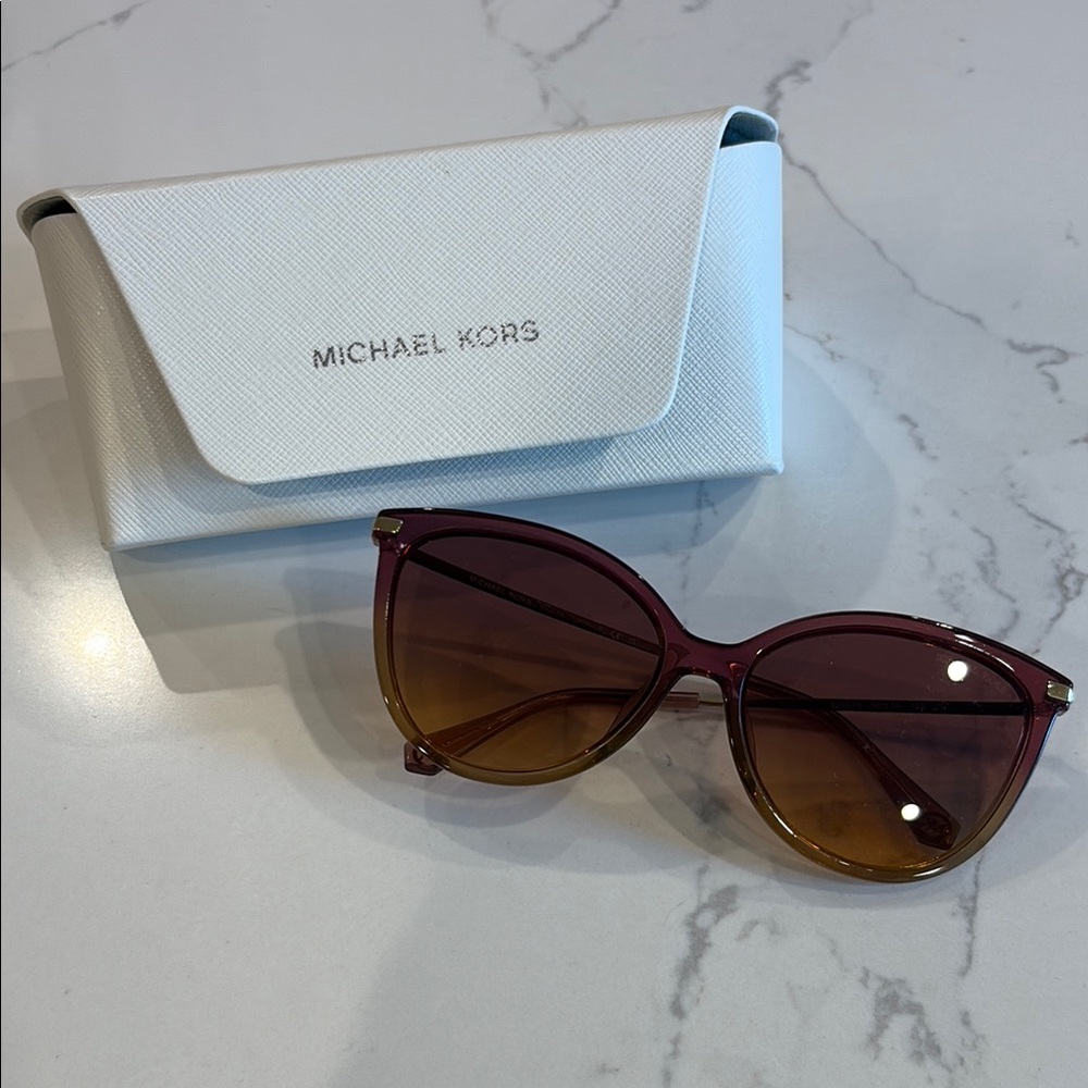 Michael Kors Burgundy Sunglasses